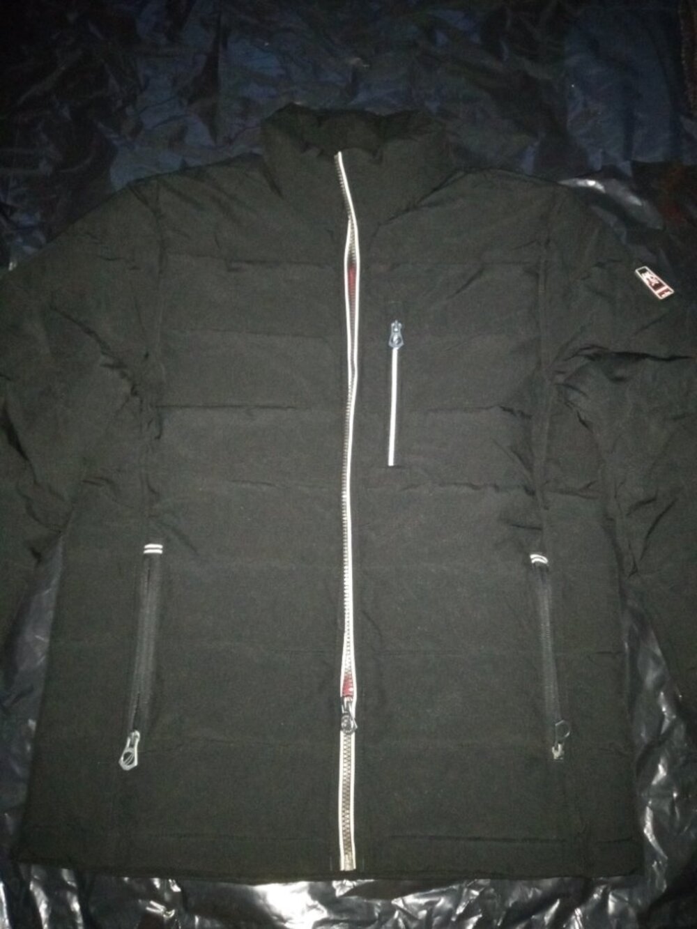 Nautica Lightweight Puffer Jacket Black Mens XS - Picture 2 of 9